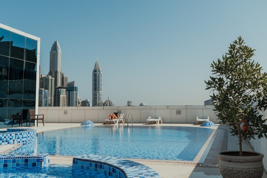 piscina no terraço escolher