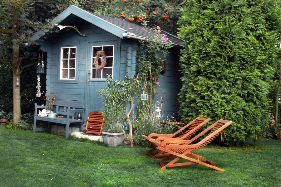 abrigos de jardim benefícios