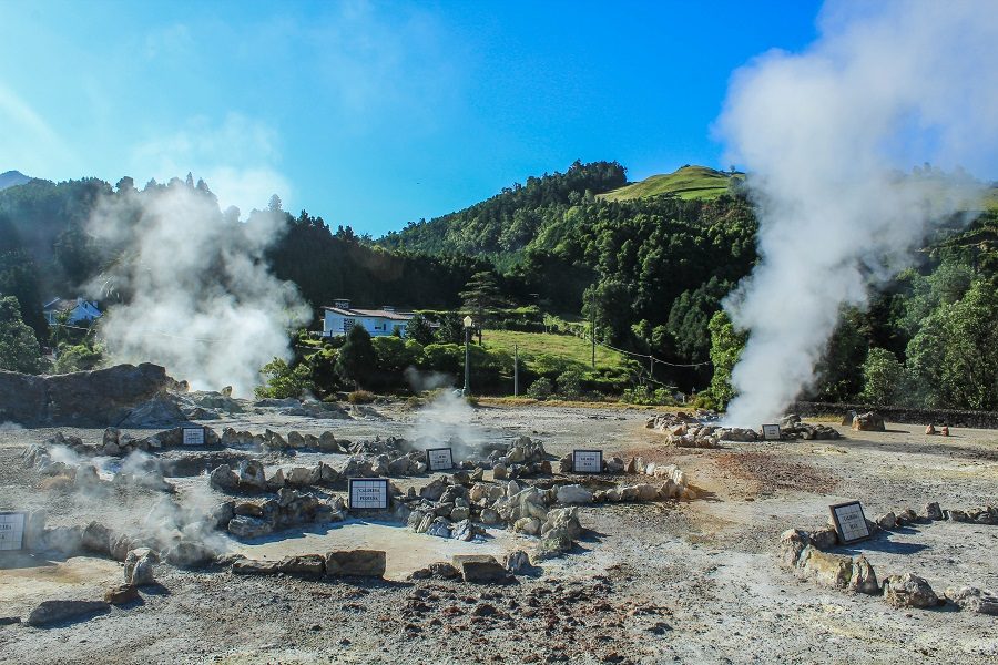Fumarolas lagoa das Furnas