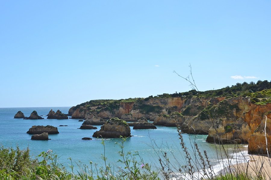 praias em alvor submarino