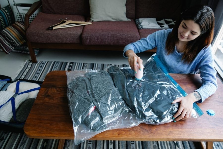 Armazenamento adequado das roupas de cama