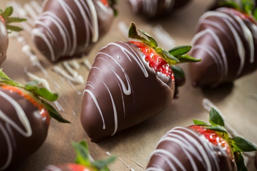 Sobremesas românticas e deliciosas