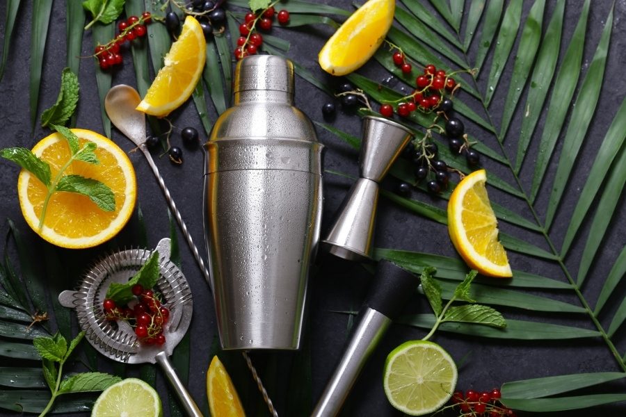 Utensílios profissionais para drinks perfeitos