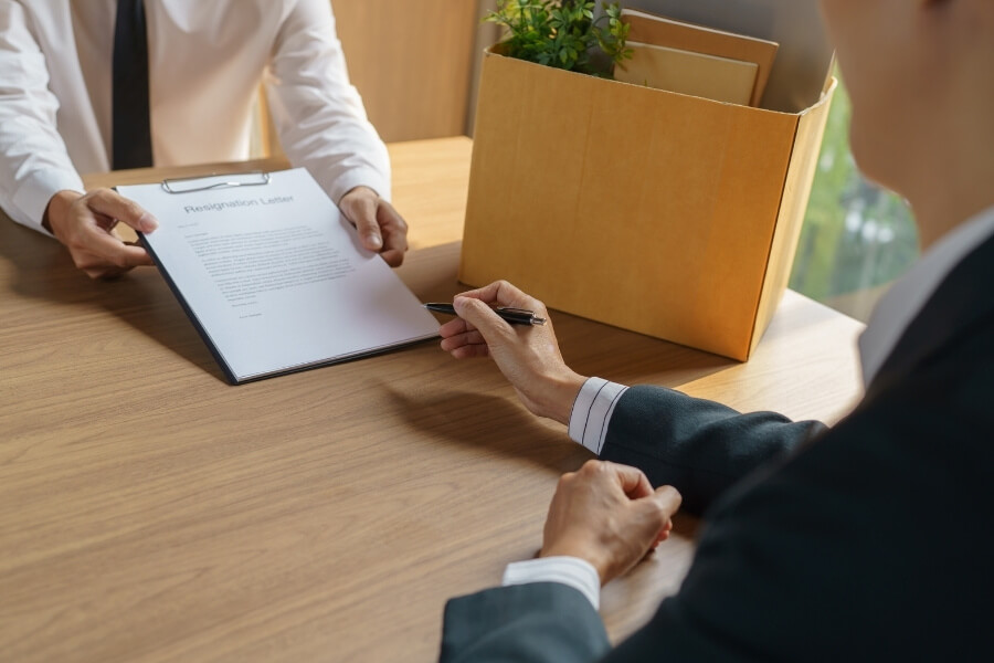 Carta de despedimento e subsídio de desemprego